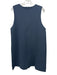 ME + EM Size 16 Black Cotton Blend Sleeveless Horizontal Ribbed Shift Dress Black / 16