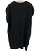 Everlane Size 14 Black Triacetate V Neck Sleeveless Above Knee Dress Black / 14