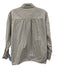 Everlane Size M Gray & White Organic Cotton Patch Pockets Stripe Long Sleeve Top Gray & White / M