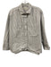 Everlane Size M Gray & White Organic Cotton Patch Pockets Stripe Long Sleeve Top Gray & White / M