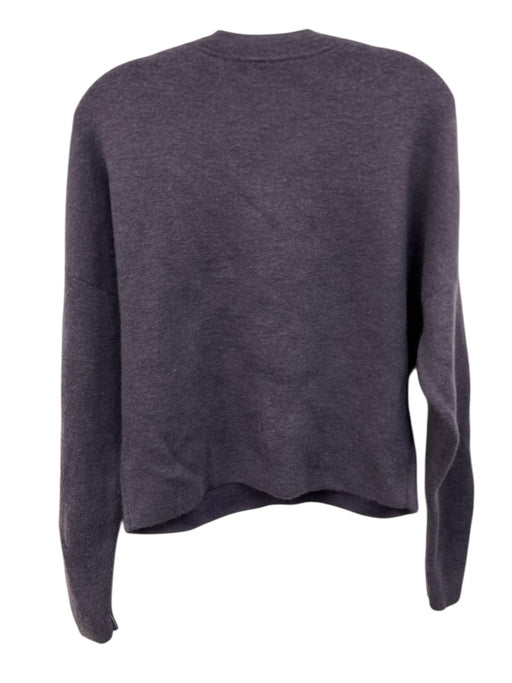 Vince Size L Purple Wool Blend Crew Neck Sweater Purple / L