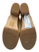 Madewell Shoe Size 8 Beige Leather Upper Wooden Sole Round Toe Clogs Beige / 8