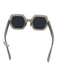 Isabel Marant Cream Acetate Hexagonal Oversized Sunglasses Cream