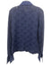 Anne Fontaine Size 42 Navy Cotton Blend Lace Button Front Long Sleeve Top Navy / 42