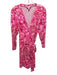 Lilly Pulitzer Size XL Pink Rayon Blend V Neck Printed Long Sleeve Romper Pink / XL