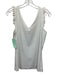 Jude Connally Size S White Nylon Blend Sleeveless V Neck Ruffles Top White / S