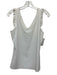 Jude Connally Size S White Nylon Blend Sleeveless V Neck Ruffles Top White / S
