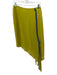 Etro Size 40 Olive Silk Zip Close Asymmetic Crepe Skirt Olive / 40