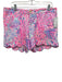 Lilly Pulitzer Size 10 White & Pink Cotton Blend Zip & Button Printed Shorts White & Pink / 10