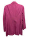 Staud Size S Pink Poly Blend 2 Buttons Lapel Long Sleeve Slit Pockets Blazer Pink / S