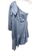 Cynthia Rowley Size 6 Light Blue Cotton One Sleeve Bow Detail Midi Dress Light Blue / 6