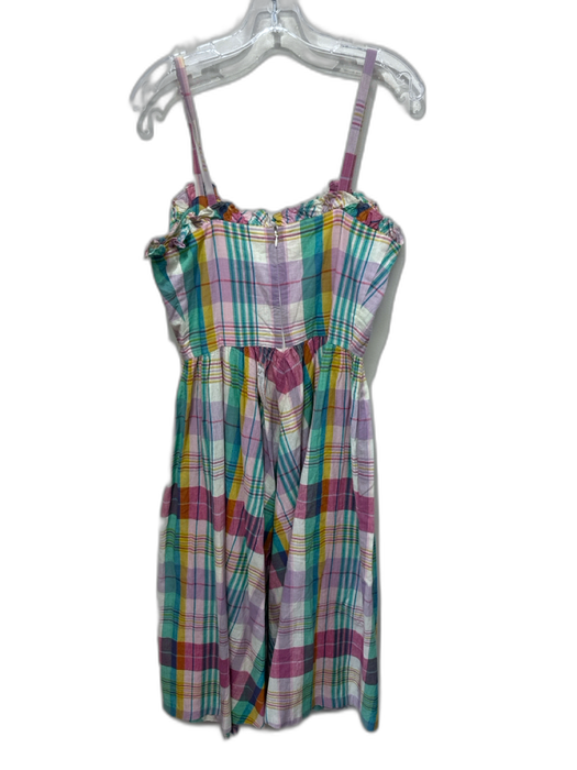 Polo Ralph Lauren Size 6 Pink, Green, Purple Cotton Blend Plaid Sleeveless Dress Pink, Green, Purple / 6