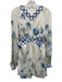 Alice McCall Size 8 Blue, Green, Yellow Viscose & Silk Long puff sleeve Dress Blue, Green, Yellow / 8