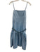 Elie Tahari Size S Light Blue Polyester Spaghetti Strap Square Neck Dress Light Blue / S