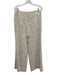 Staud Size 6/8 Black & White Cotton Strapless Tweed High Rise Peplum Pant Set Black & White / 6/8