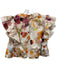 Aje Size 8 White, Pink, Orange Cotton Flutter Cap sleeve Paint Strokes Top White, Pink, Orange / 8