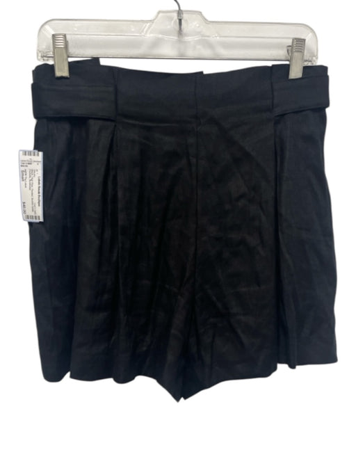ASTR The Label Size Small Black High Rise Pleated Buckle Detail Pockets Shorts Black / Small