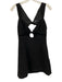 For Love & Lemons Size Medium Black Wool Blend Sleeveless Velvet Boucle Dress Black / Medium