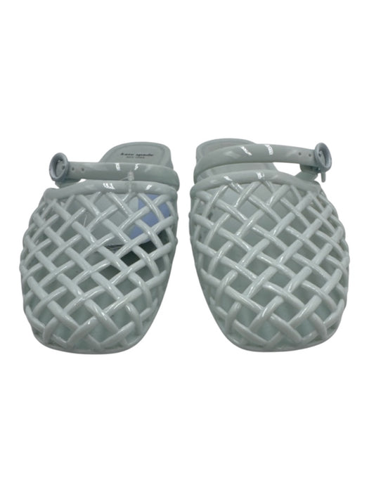 Kate Spade Shoe Size 10 Light Blue Rubber Net Buckle Detail Slip On Sandals Light Blue / 10