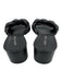 Marc Fisher Shoe Size 9 Black Leather Braided Open Toe Block Heel Sandals Black / 9