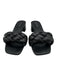 Marc Fisher Shoe Size 9 Black Leather Braided Open Toe Block Heel Sandals Black / 9