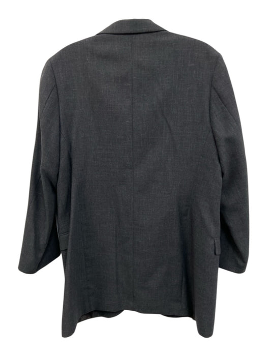 Jil Sander Size 42 Dark Gray Wool Blend Three Button Flap Pocket Pant Set Dark Gray / 42