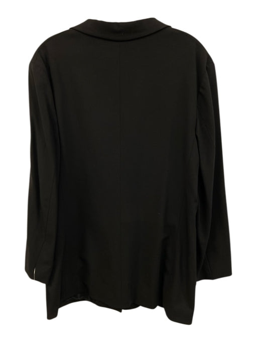 Jil Sander Size 40 Black Wool Blend Long Sleeve Three Button Patch Pocket Jacket Black / 40