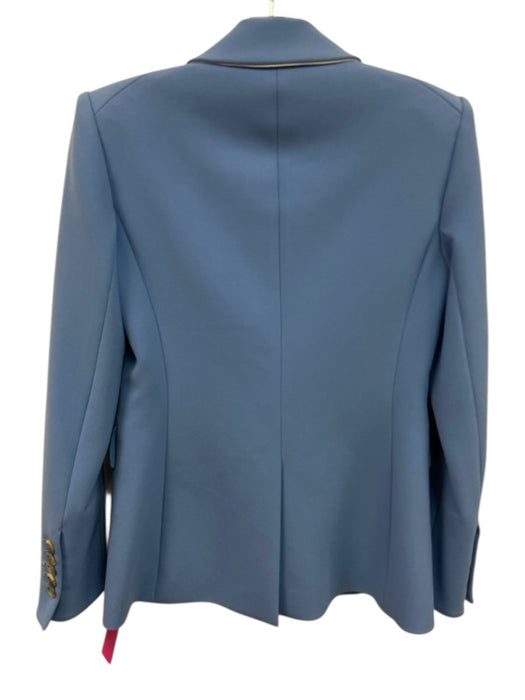 Veronica Beard Size 2 Light Blue Polyester Blend Double Breast Blazer Jacket Light Blue / 2