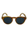 illesteva Tan & brown Acetate Tortoise Dark Tint Circle Sunglasses Tan & brown