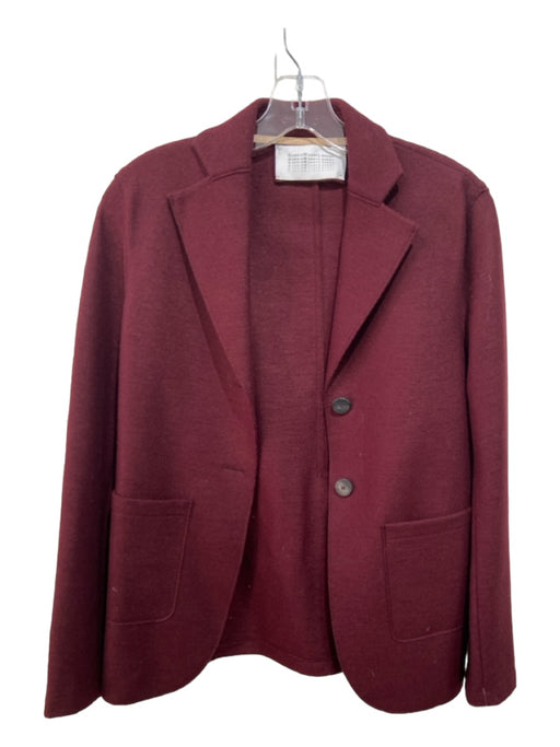 Harris Wharf London Size 42 Burgundy Red Wool Pockets Jacket Burgundy Red / 42