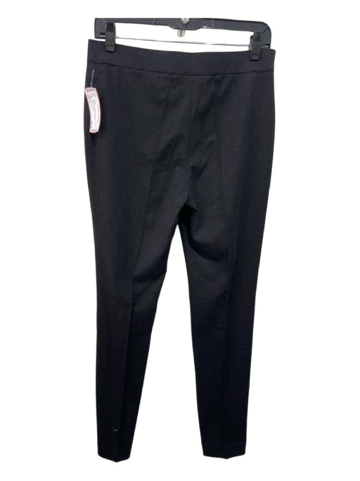 Akris Punto Size 8 Charcoal Viscose & Polyamide Zip Fly Pleated Trouser Pants Charcoal / 8
