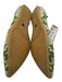 Rothy's Shoe Size 8.5 Green & White Synthetic Pointed Toe Abstract Print Flats Green & White / 8.5