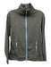 Peter Millar Size Medium Gray & Blue Long Sleeve Heathered Zip Front Jacket Gray & Blue / Medium