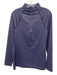Peter Millar Size M Blue Polyester Blend Mock Neck Geometric Long Sleeve Top Blue / M