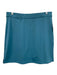 Peter Millar Size M Turquoise Blue Polyester Blend Back Pocket Above Knee Skirt Turquoise Blue / M
