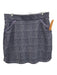 Peter Millar Size M Blue & White Polyester Blend Curved Hem Windowpane Skirt Blue & White / M