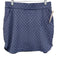 Peter Millar Size M Navy Blue & White Polyester Blend Curved Hem Geometric Skirt Navy Blue & White / M