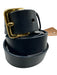 J. Crew Navy Blue Leather Gold Tone Hardware Rectangle Buckle Belts Navy Blue / S