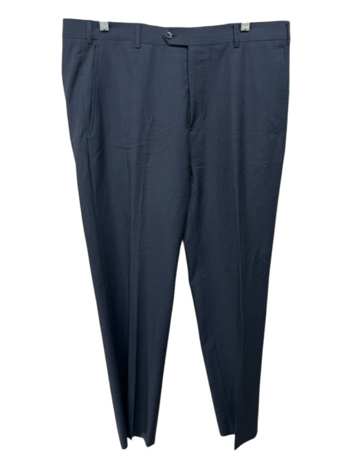 Armani Size Est 34 Blue Wool Blend Micro Dress Men's Pants Blue / Est 34
