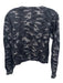 Joie Size S Gray & Dark Gray Cotton & Cashmere Long Sleeve Camo Sweater Gray & Dark Gray / S