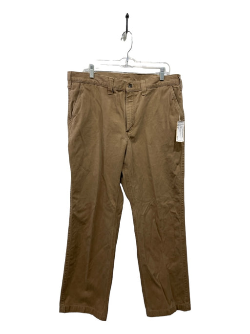 Carhartt Size 38 Beige Cotton Solid Zip Fly Men's Pants 38
