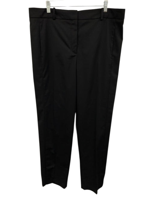 Versace Size 48 Black Wool Blend Trouser Pants Black / 48