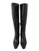 Dolce Vita Shoe Size 7.5 Black Leather Pointed Toe Interior Zip Mid Heel Boots Black / 7.5