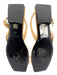 Dorthee Schumacher Shoe Size 38.5 Beige Leather Square Toe Snake Strappy Sandals Beige / 38.5