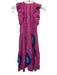 Ulla Johnson Size 0 Pink, White, Blue Cotton Abstract Swirls Dress Pink, White, Blue / 0