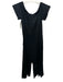 Mara Hoffman SWIM Size XS Black Cotton Off Shoulder Short Sleeve Jumpsuit Black / XS