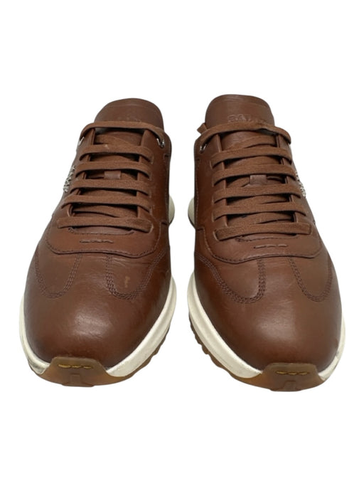 Bally Shoe Size 9.5 AS IS Brown Leather Lace Up Men's Shoes 9.5