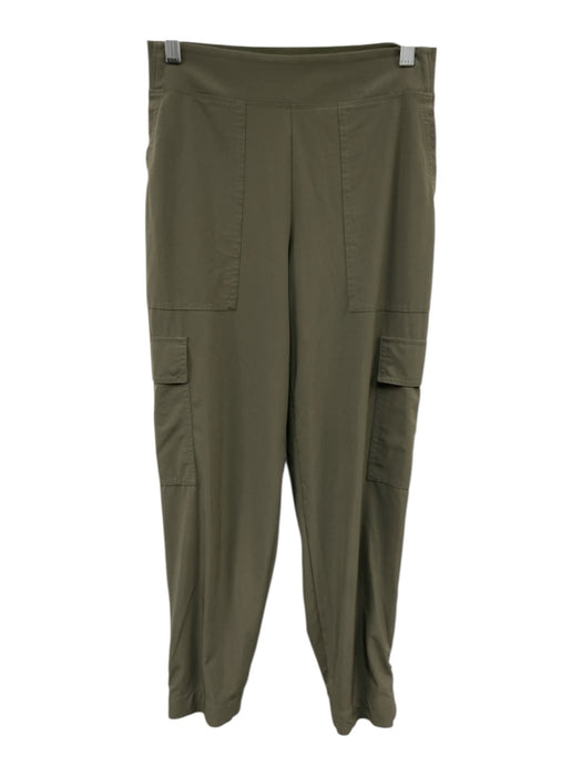 Athleta Size 2/P Olive Green Polyester & Spandex Elastic Waist Jogger Pants Olive Green / 2/P
