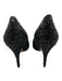 Kate Spade Shoe Size 8.5 Black Glitter Pointed Toe Closed Heel Stiletto Pumps Black / 8.5