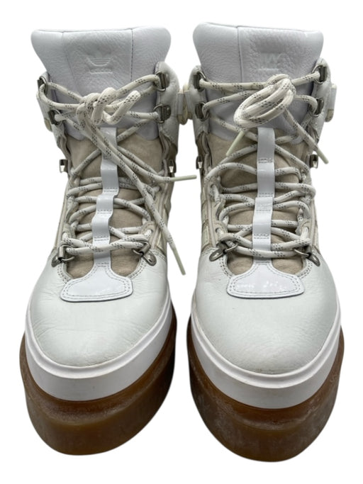Adidas x Ivy Park Shoe Size 7.5 White & Beige Leather Upper Gum sole Boots White & Beige / 7.5